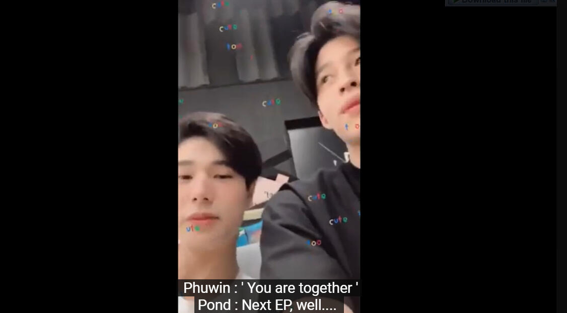 [ENG SUB] 240619 PONDPHUWIN IG LIVE